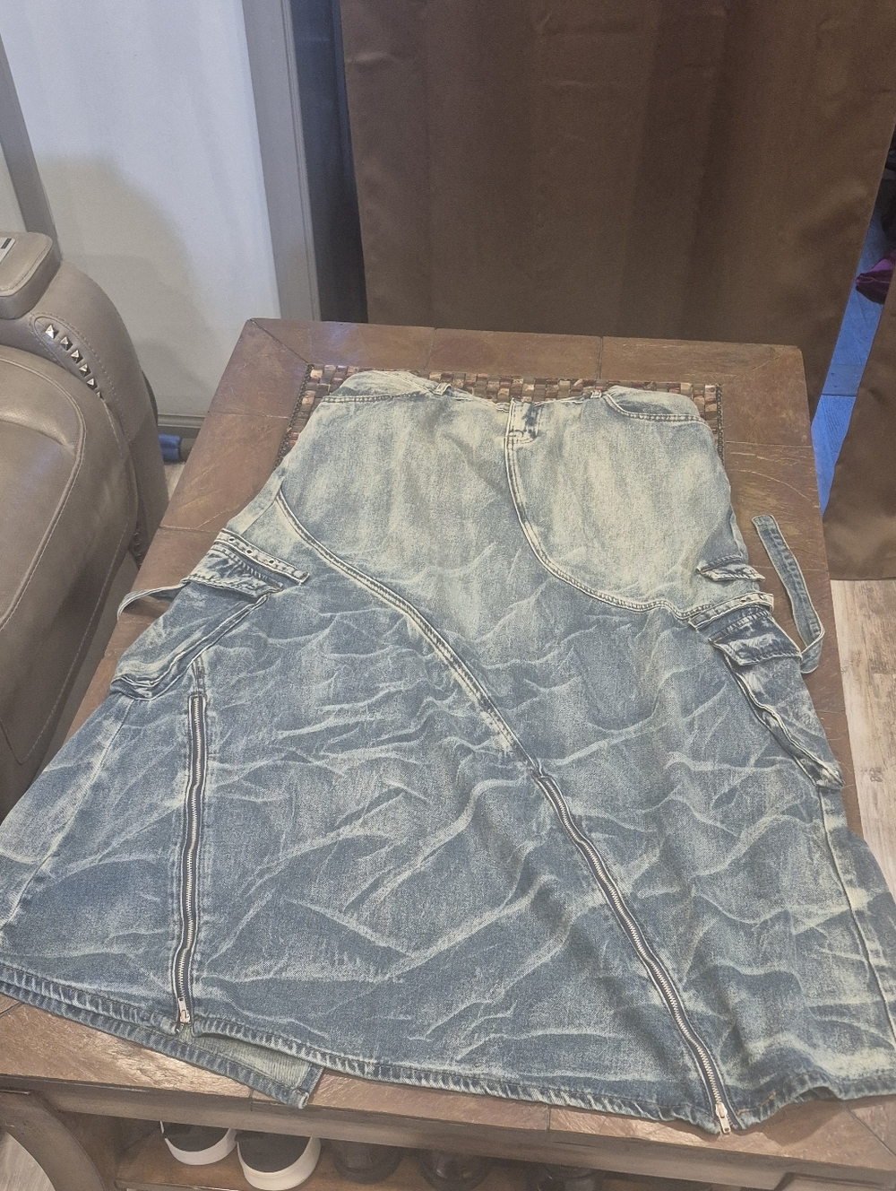 2XL Blue Denim Jeans with Classic Contrast Stitching